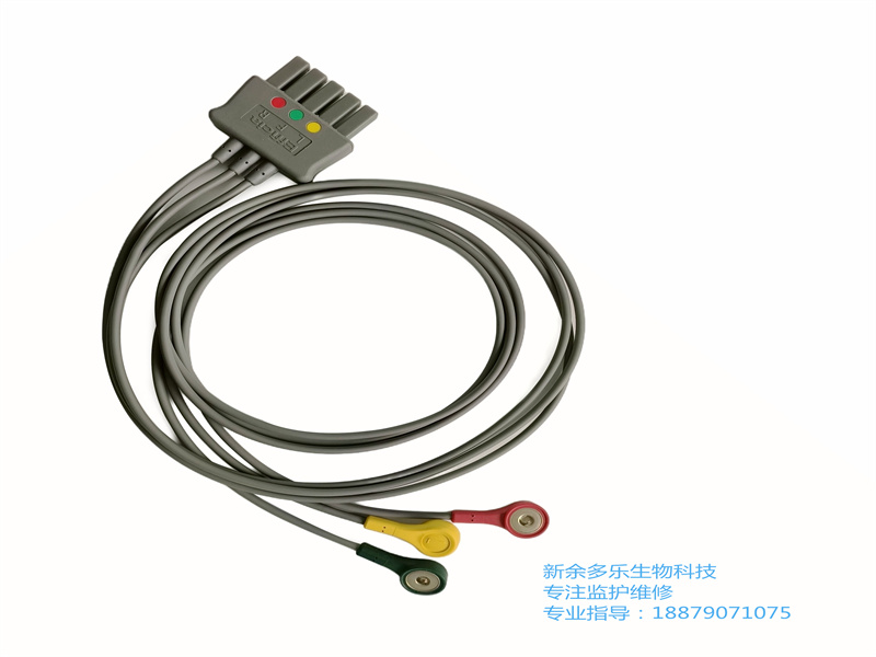 飛利浦Efficia可重復(fù)使用3導(dǎo)卡扣式歐標(biāo)心電線989803160681產(chǎn)品介紹