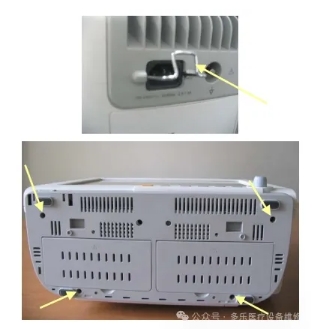 邁瑞B(yǎng)eneview T8監(jiān)護(hù)儀底座拆卸圖解